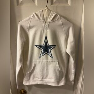 White Dallas Cowboys Women’s Small Reebok Hoodie